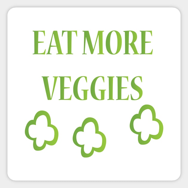 Eat More Veggies Sticker by JevLavigne